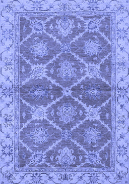 Abstract Blue Modern Rug, abs2522blu