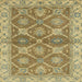 Square Abstract Metallic Gold Modern Rug, abs2522