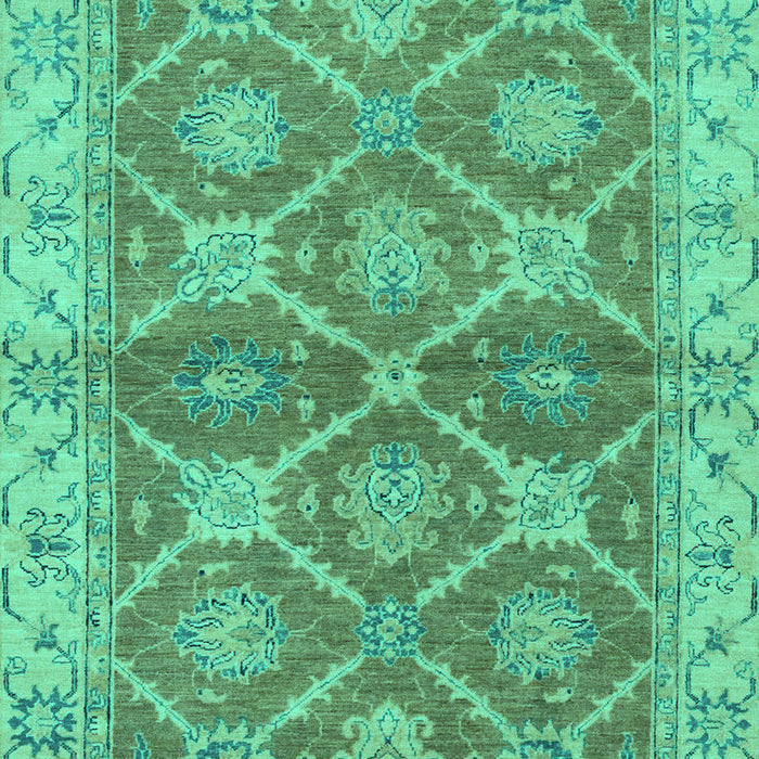 Machine Washable Abstract Turquoise Modern Area Rugs, wshabs2522turq