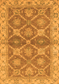 Abstract Orange Modern Rug, abs2522org