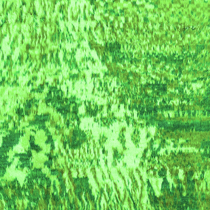 Machine Washable Abstract Green Modern Area Rugs, wshabs2523grn