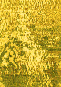 Abstract Yellow Modern Rug, abs2523yw