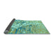 Sideview of Abstract Light Blue Modern Rug, abs2523lblu