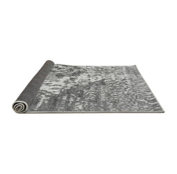 Sideview of Abstract Gray Modern Rug, abs2523gry