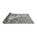 Sideview of Abstract Gray Modern Rug, abs2523gry