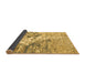 Sideview of Abstract Brown Modern Rug, abs2523brn