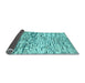 Sideview of Abstract Light Blue Modern Rug, abs2524lblu