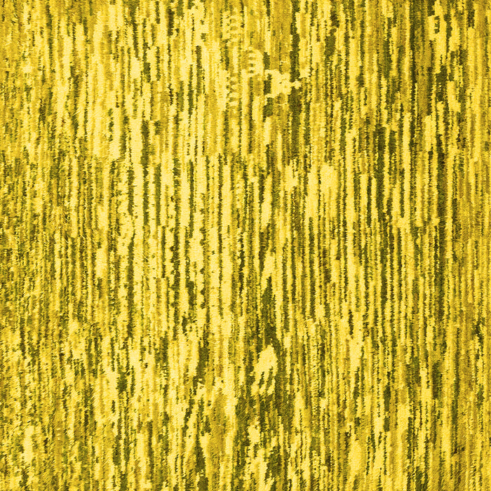 Square Machine Washable Abstract Yellow Modern Rug, wshabs2524yw