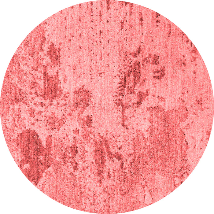 Machine Washable Abstract Red Modern Rug, wshabs2525red