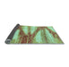 Sideview of Abstract Light Blue Modern Rug, abs2526lblu