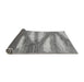 Sideview of Abstract Gray Modern Rug, abs2526gry