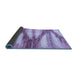 Sideview of Abstract Blue Modern Rug, abs2526blu