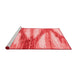 Modern Red Washable Rugs