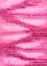 Machine Washable Abstract Pink Modern Rug, wshabs2526pnk