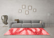 Modern Red Washable Rugs