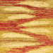 Square Abstract Orange Red Modern Rug, abs2526