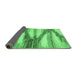 Sideview of Abstract Emerald Green Modern Rug, abs2526emgrn