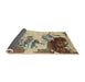 Sideview of Abstract Yellow Modern Rug, abs2527