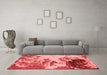 Modern Red Washable Rugs