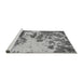 Sideview of Machine Washable Abstract Gray Modern Rug, wshabs2527gry