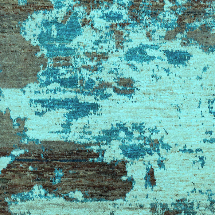 Square Machine Washable Abstract Light Blue Modern Rug, wshabs2527lblu