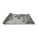 Sideview of Abstract Gray Modern Rug, abs2527gry