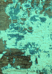 Abstract Turquoise Modern Rug, abs2527turq