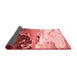 Abstract Red Modern Area Rugs