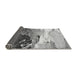 Sideview of Abstract Gray Modern Rug, abs2528gry