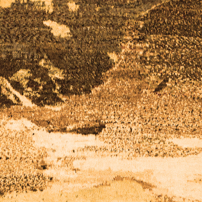 Machine Washable Abstract Orange Modern Area Rugs, wshabs2528org