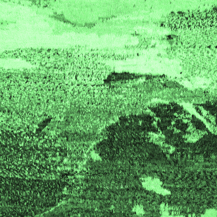 Machine Washable Abstract Emerald Green Modern Area Rugs, wshabs2528emgrn