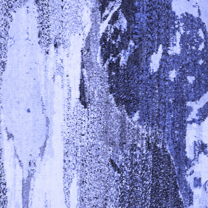 Square Abstract Blue Modern Rug, abs2528blu