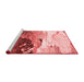 Modern Red Washable Rugs