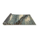 Sideview of Abstract Sage Green Modern Rug, abs2529