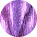 Round Machine Washable Abstract Purple Modern Area Rugs, wshabs2529pur