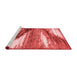 Modern Red Washable Rugs