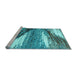 Sideview of Machine Washable Abstract Light Blue Modern Rug, wshabs2529lblu