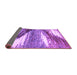 Sideview of Abstract Purple Modern Rug, abs2529pur