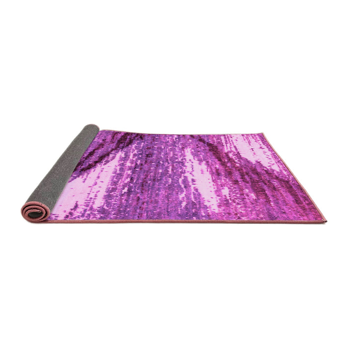 Sideview of Abstract Pink Modern Rug, abs2529pnk