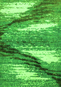 Abstract Green Modern Rug, abs2529grn