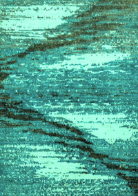 Abstract Turquoise Modern Rug, abs2529turq