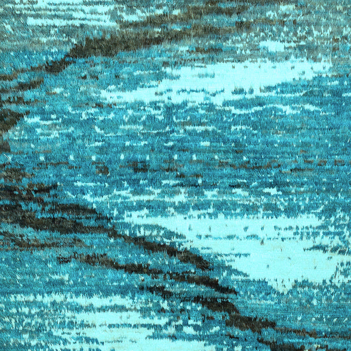 Abstract Light Blue Modern Rug, abs2529lblu