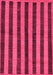 Machine Washable Abstract Pink Modern Rug, wshabs252pnk