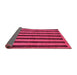 Sideview of Abstract Pink Modern Rug, abs252pnk