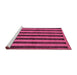 Sideview of Machine Washable Abstract Purple Modern Area Rugs, wshabs252pur