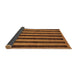Sideview of Abstract Brown Modern Rug, abs252brn