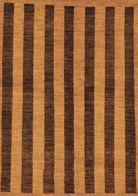 Abstract Brown Modern Rug, abs252brn