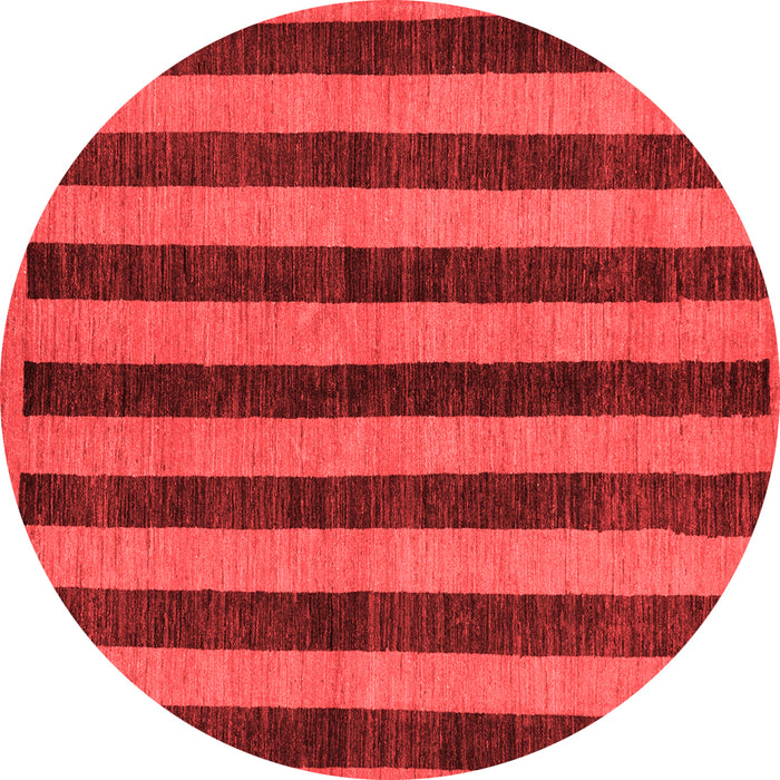 Machine Washable Abstract Red Modern Rug, wshabs252red