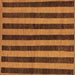 Square Abstract Brown Modern Rug, abs252brn