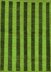 Abstract Green Modern Rug, abs252grn